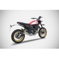 ZARD Low Mounted Special Edition Slip-on Exhaust for Ducati Scrambler Desert Sled ZARD Low Mounted Special Edition Slip-on Exhaust for Ducati Scrambler Desert Sled